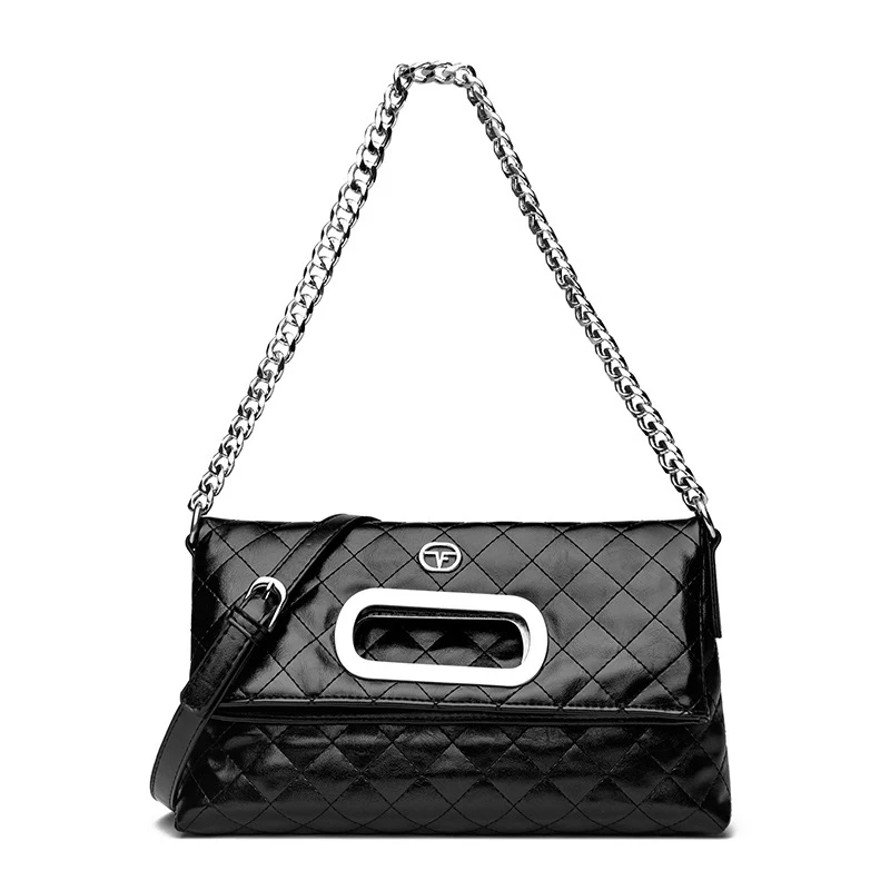 Flex Fold Genuine Leather Shoulder Bag - Image 5