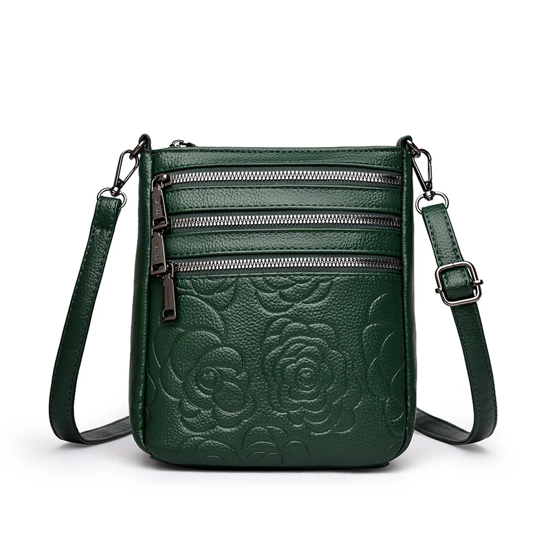 Floral Embossed Crossbody Bag - Image 12