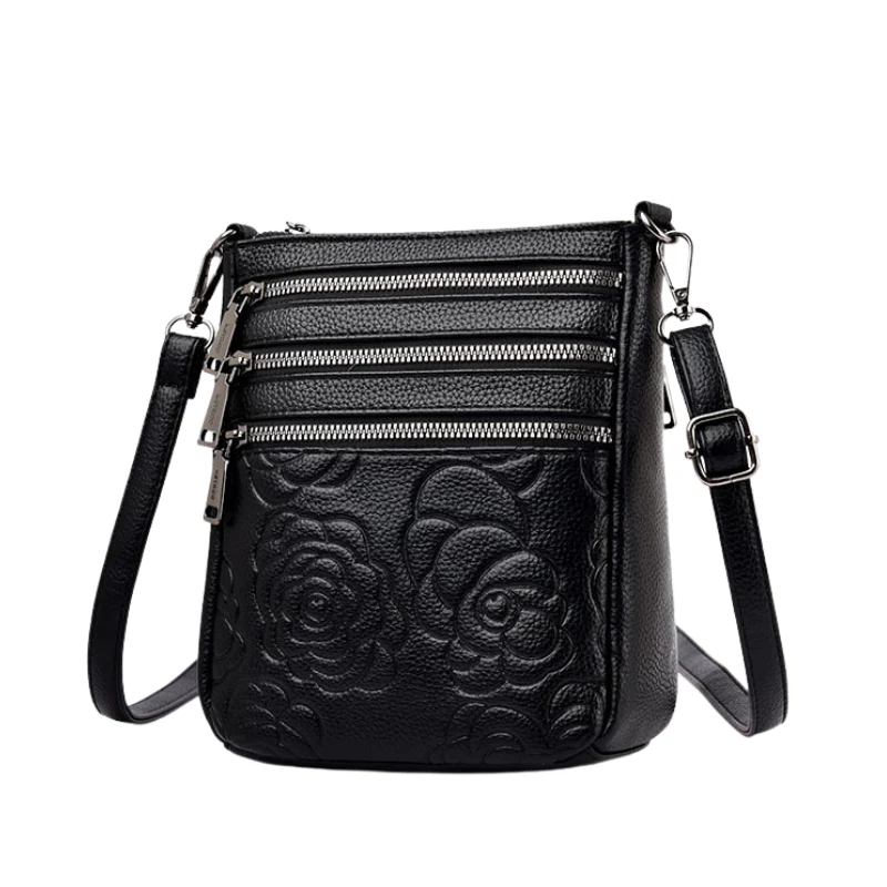 Floral Embossed Crossbody Bag - Image 2
