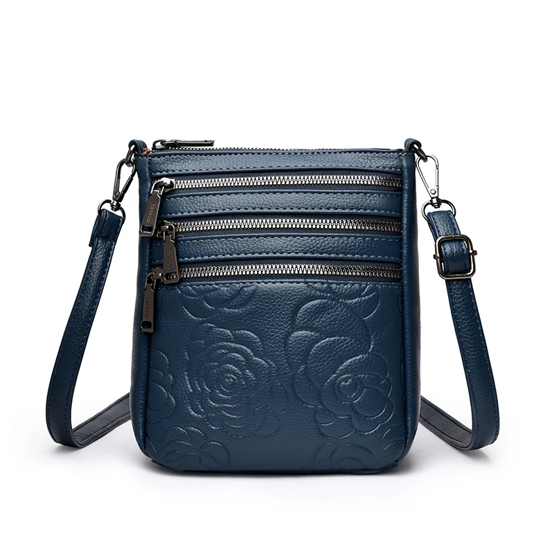 Floral Embossed Crossbody Bag - Image 7