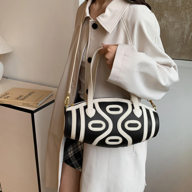 French Luxe Barrel Shoulder Bag - Image 4