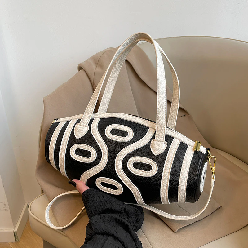 French Luxe Barrel Shoulder Bag - Image 5