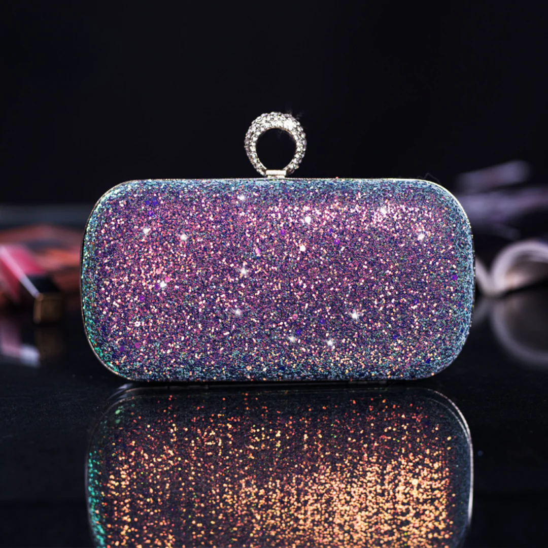 Creative Sequined  Evening Clutch - Image 4