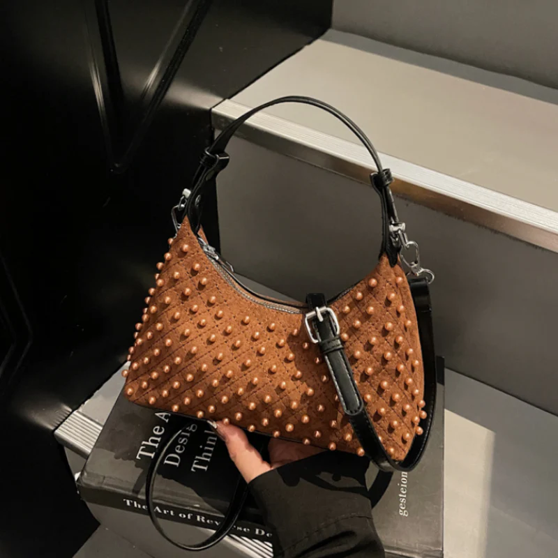 Golden Pearl Statement Handbag - Image 2