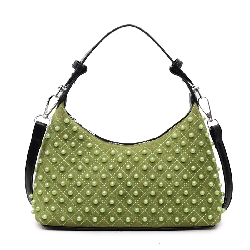 Golden Pearl Statement Handbag - Image 6