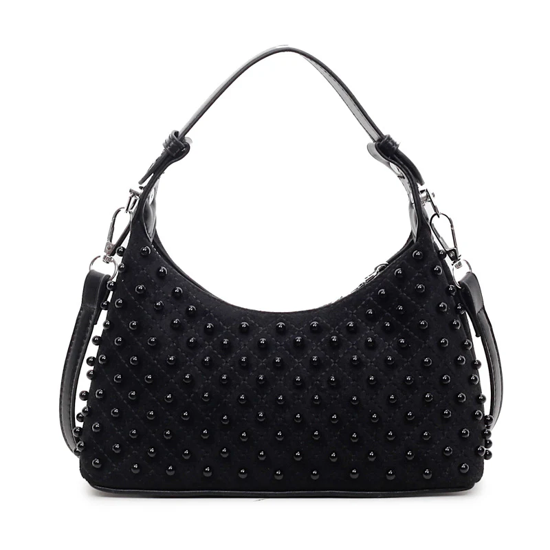 Golden Pearl Statement Handbag - Image 8
