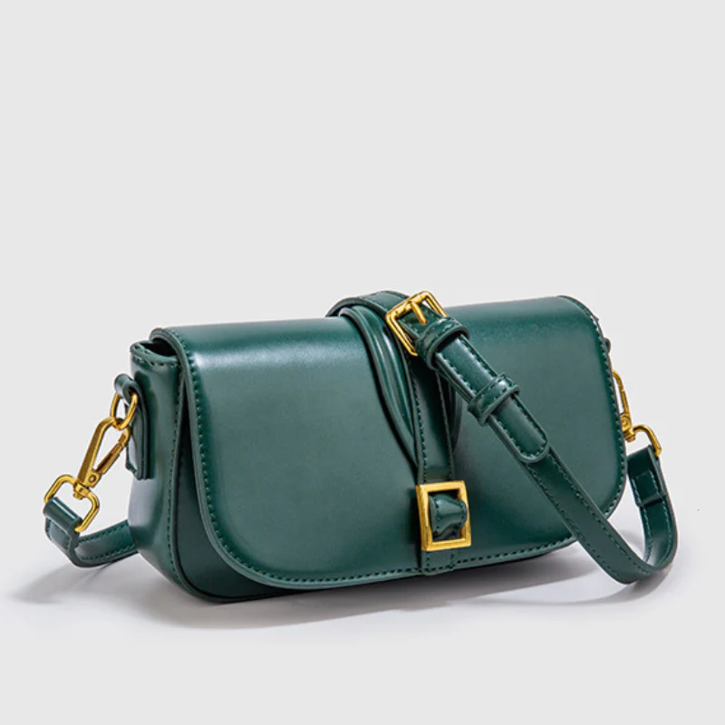 Green Mini Tofu Square Shoulder Bag - Image 2
