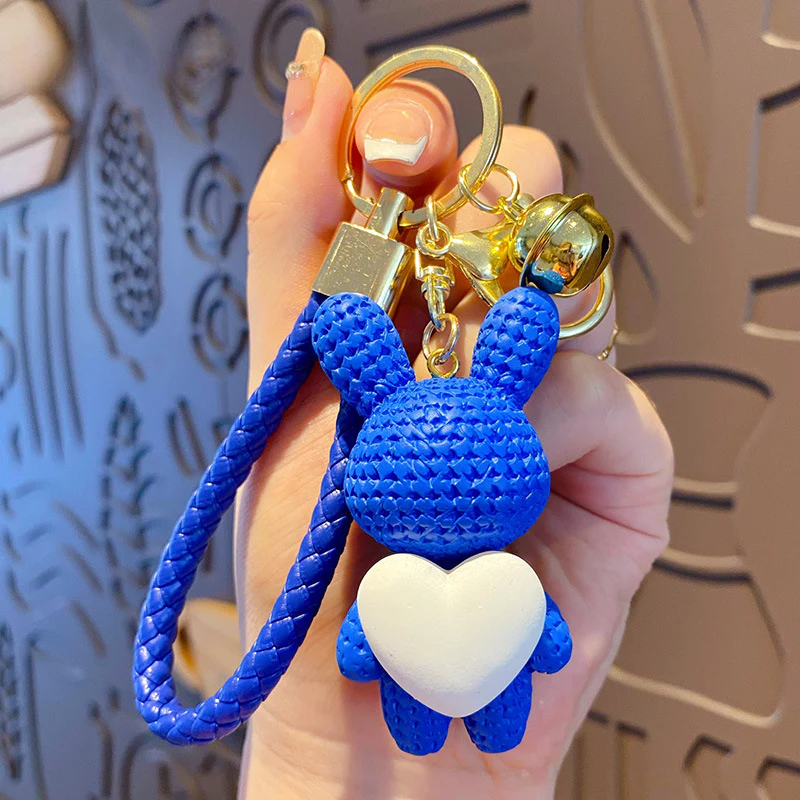 Heart Rabbit Resin Bag Charm - Image 6