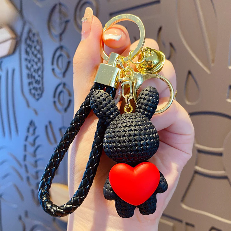 Heart Rabbit Resin Bag Charm - Image 7