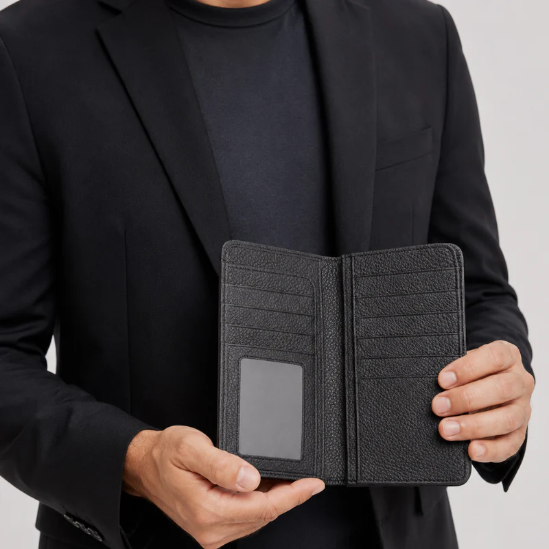Heritage Genuine Leather Long Wallet - Image 4