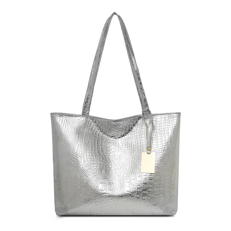High-End Crocodile Pattern Shoulder Bag - Image 5