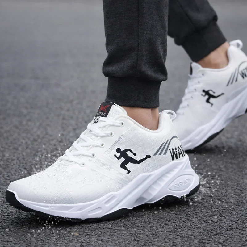 Hydro Stride Leather Waterproof Runner Shoes - Image 4