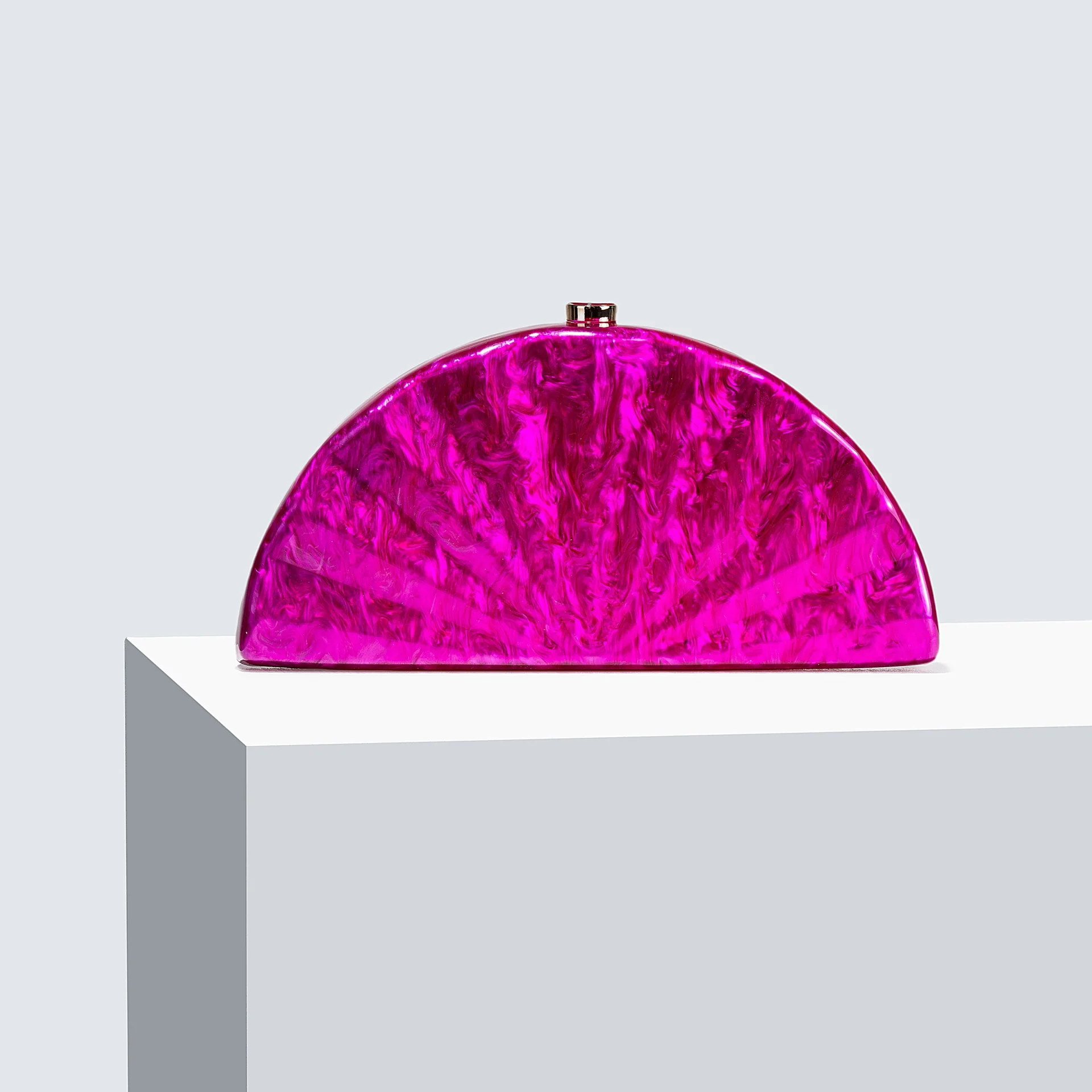 Iridescent Arc Clutch Bag - Image 6