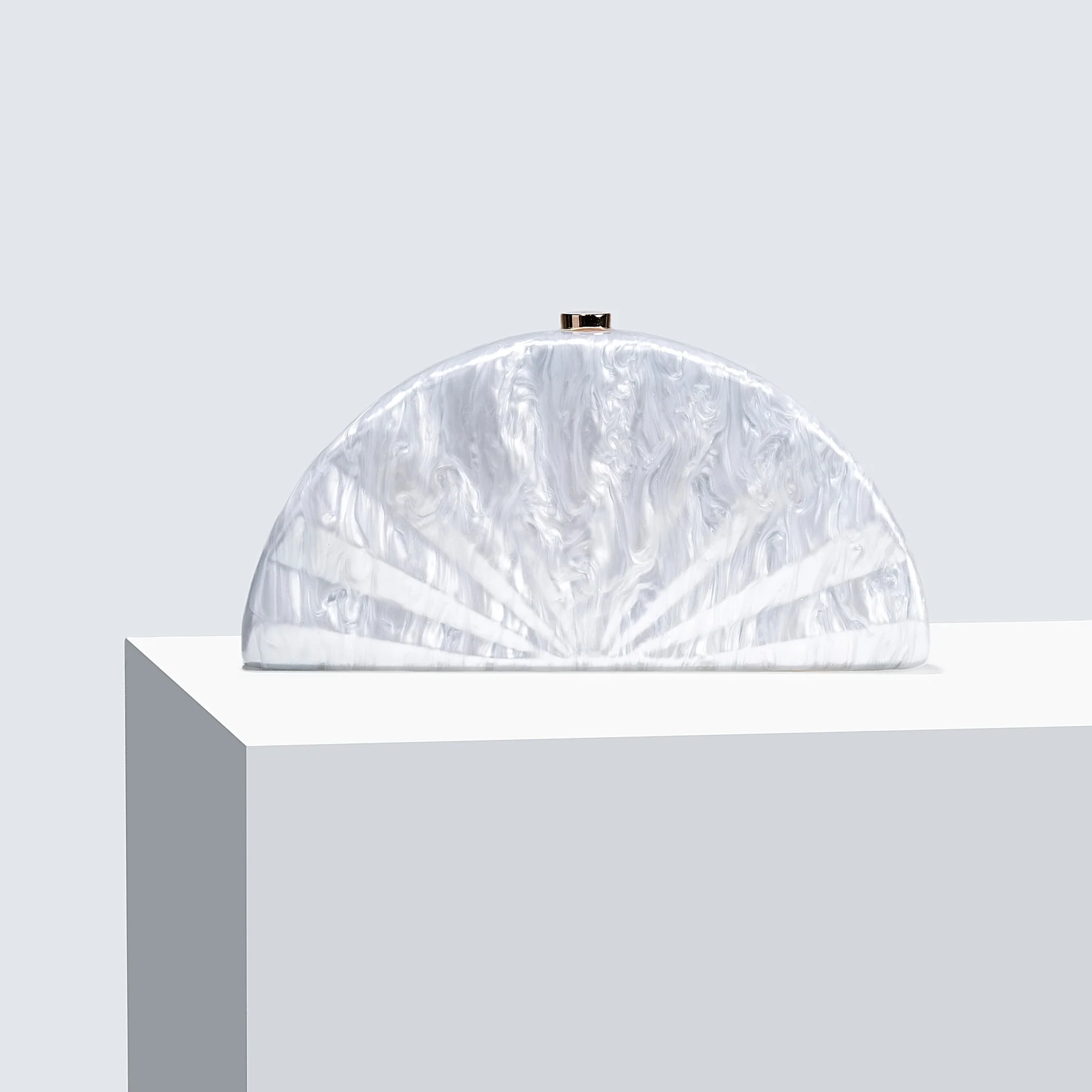 Iridescent Arc Clutch Bag - Image 9