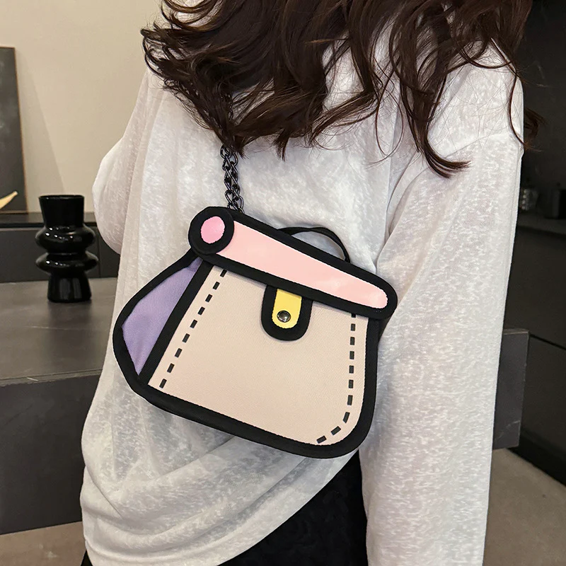 Kawaii Sketch Handbag - Image 4