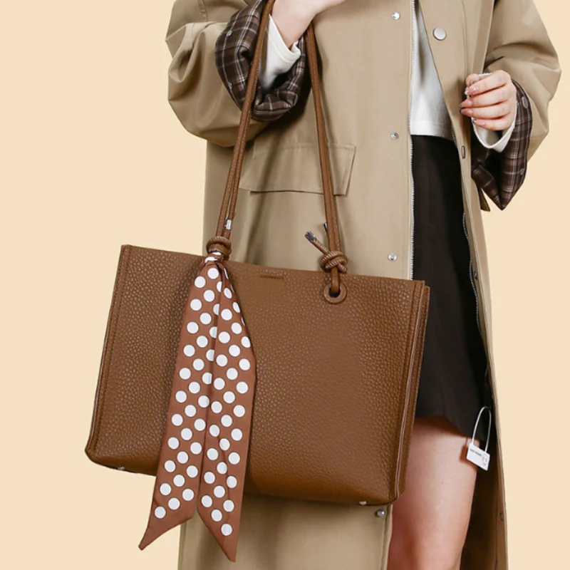 Knotted Strap Women’s Tote Bag - Image 4
