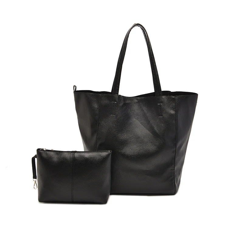 Large Capacity Leather Tote Bag - Image 6