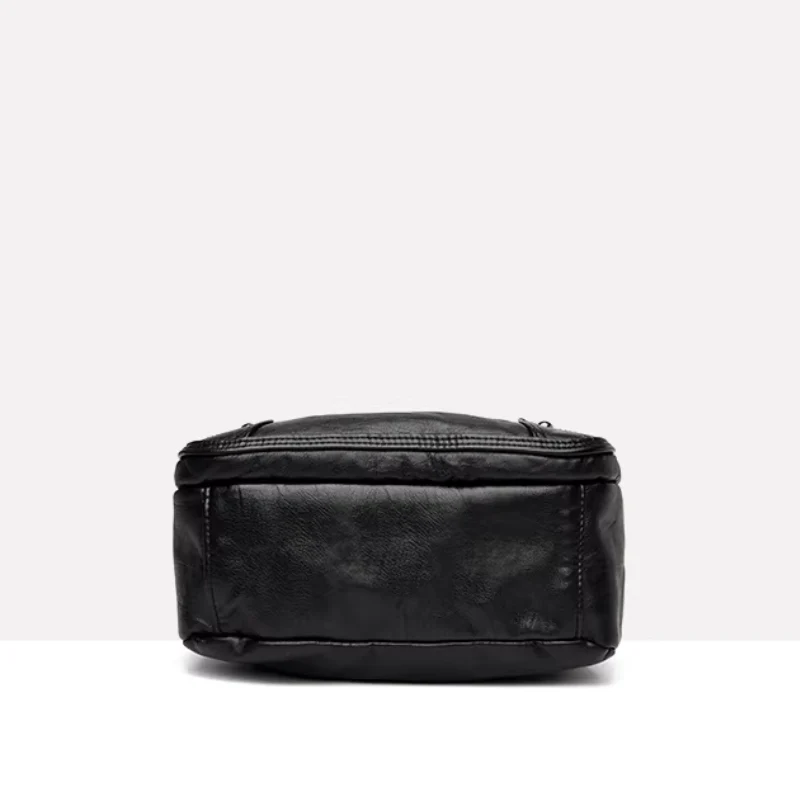 Large Capacity Soft Leather Shoulder Bag - Image 3