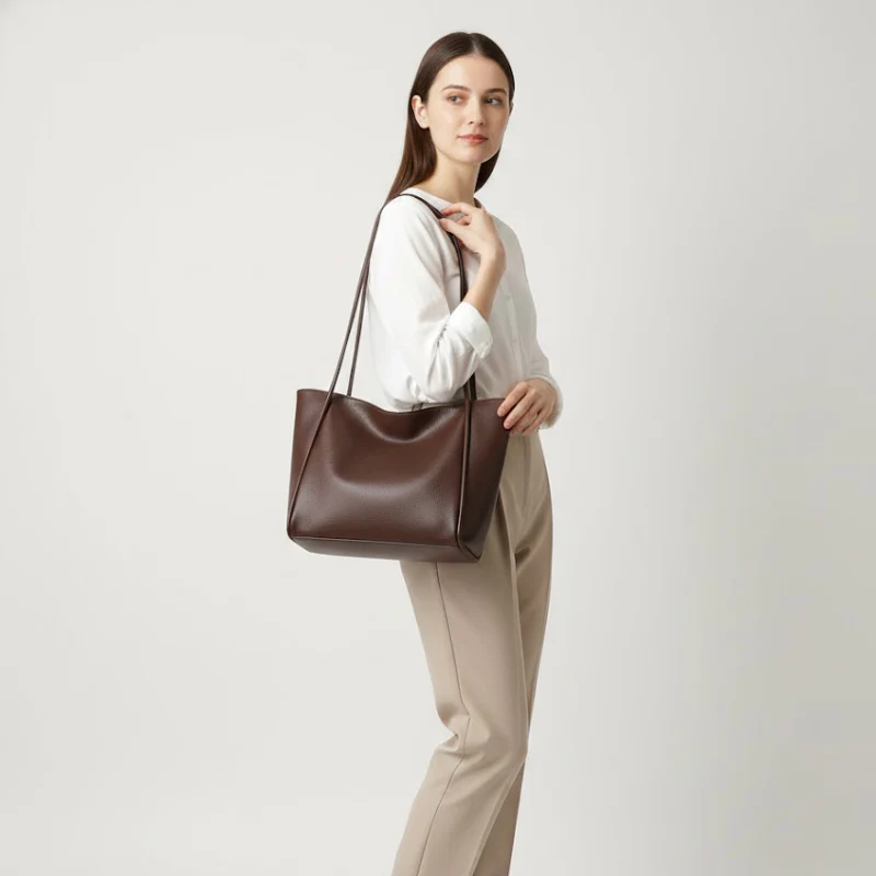 Large Vintage Slouchy Tote Bag - Image 4