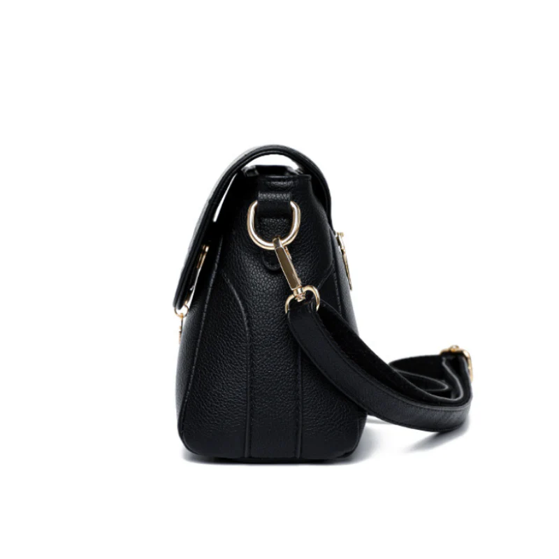 Leaf Charm Soft Leather Crossbody Bag - Image 2