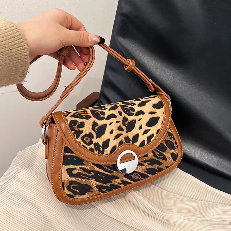 Leopard Luxe Shoulder Bag - Image 2