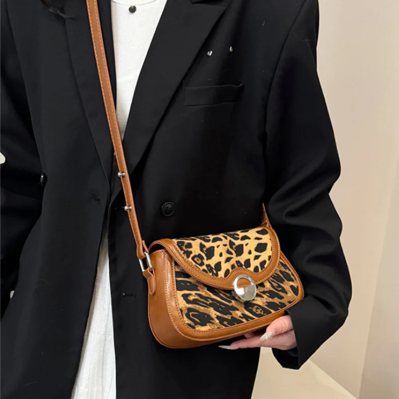 Leopard Luxe Shoulder Bag - Image 4