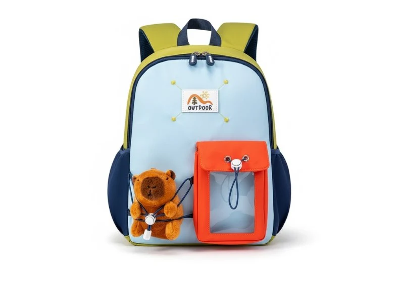 Little Minds Cartoon School Bag - Image 8