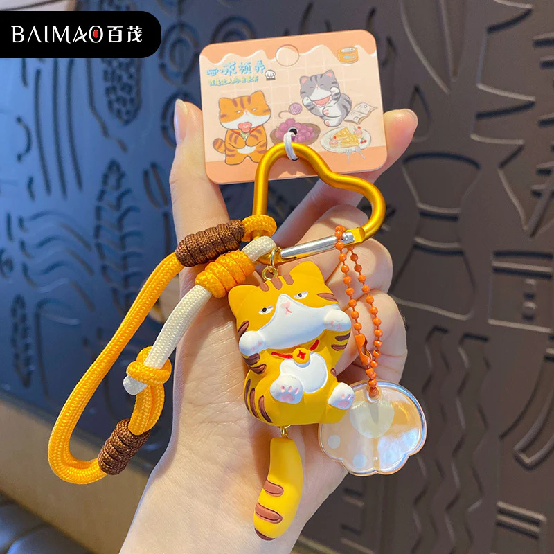 Lucky Cat Resin Bag Charm - Image 5