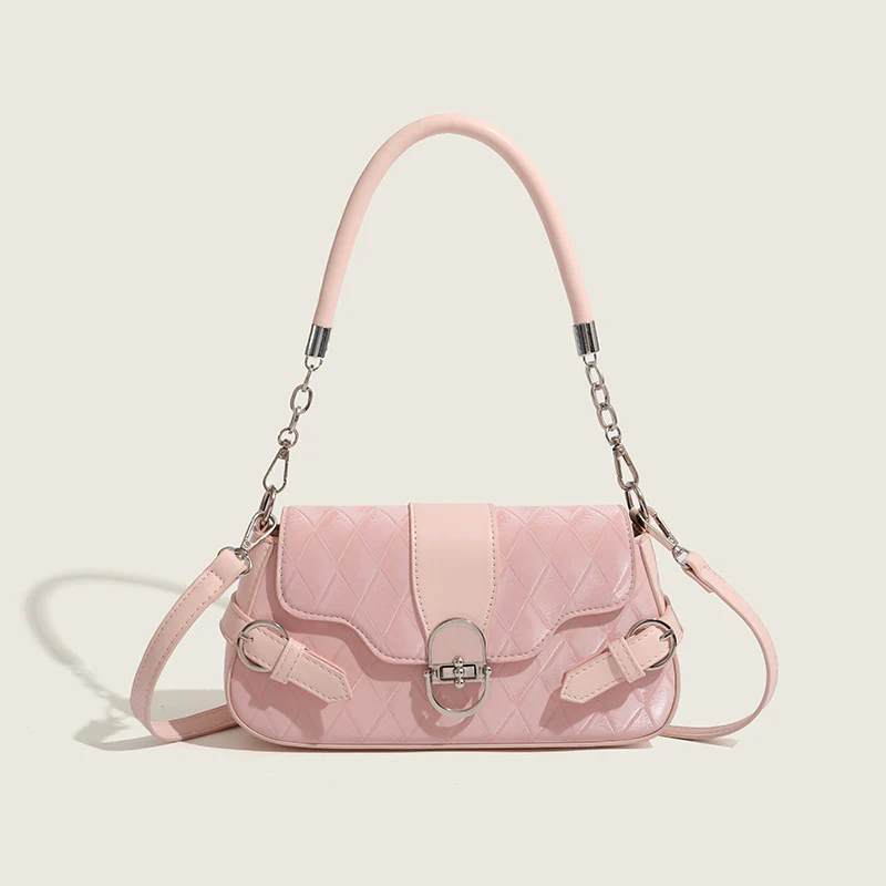 Luna Quilted Shoulder Bag - Image 6