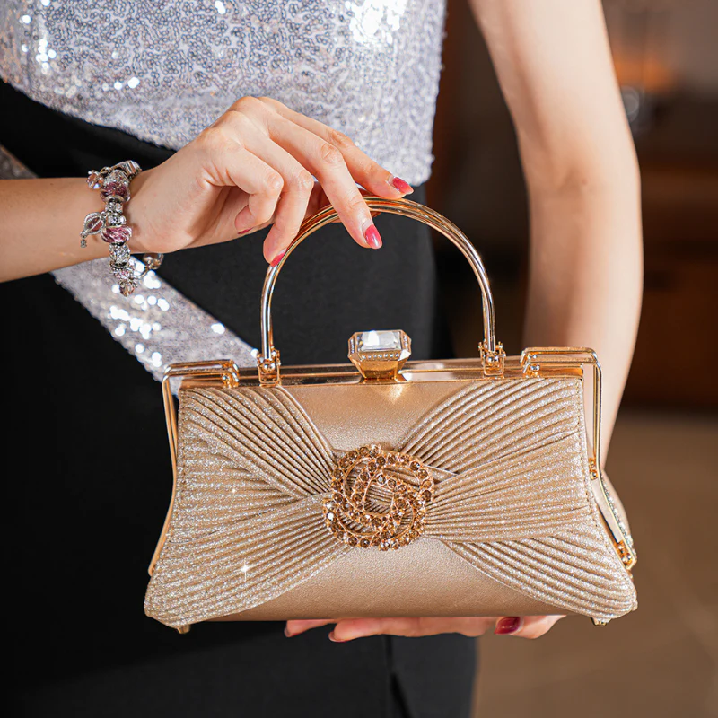 Lustrella Rhinestone Clutch - Image 4