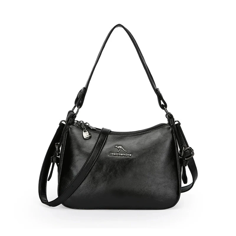 Lustrous Dual Strap Urban Shoulder Bag - Image 2