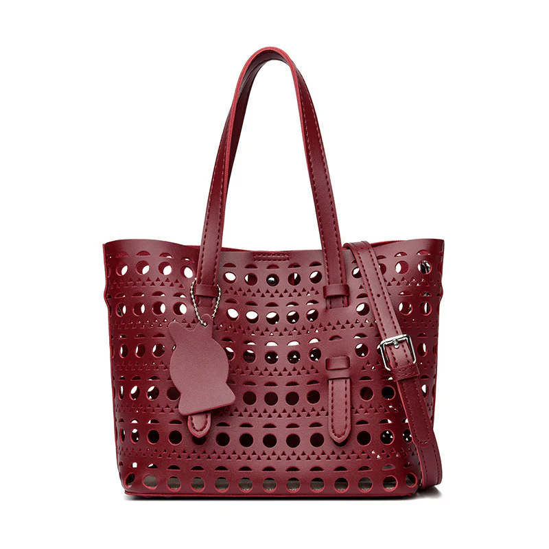 Luxe Cutwork Tote Bag - Image 5