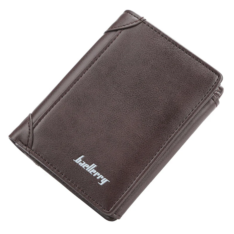 Men’s Tri Fold Leather Wallet with Zipper And Card Slots - Image 5