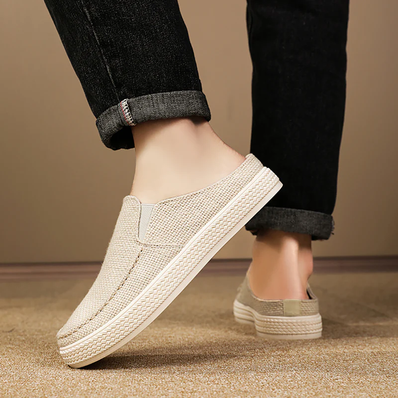 Men's Casual Slip-On Moccasin Style Mule Loafers - Image 4