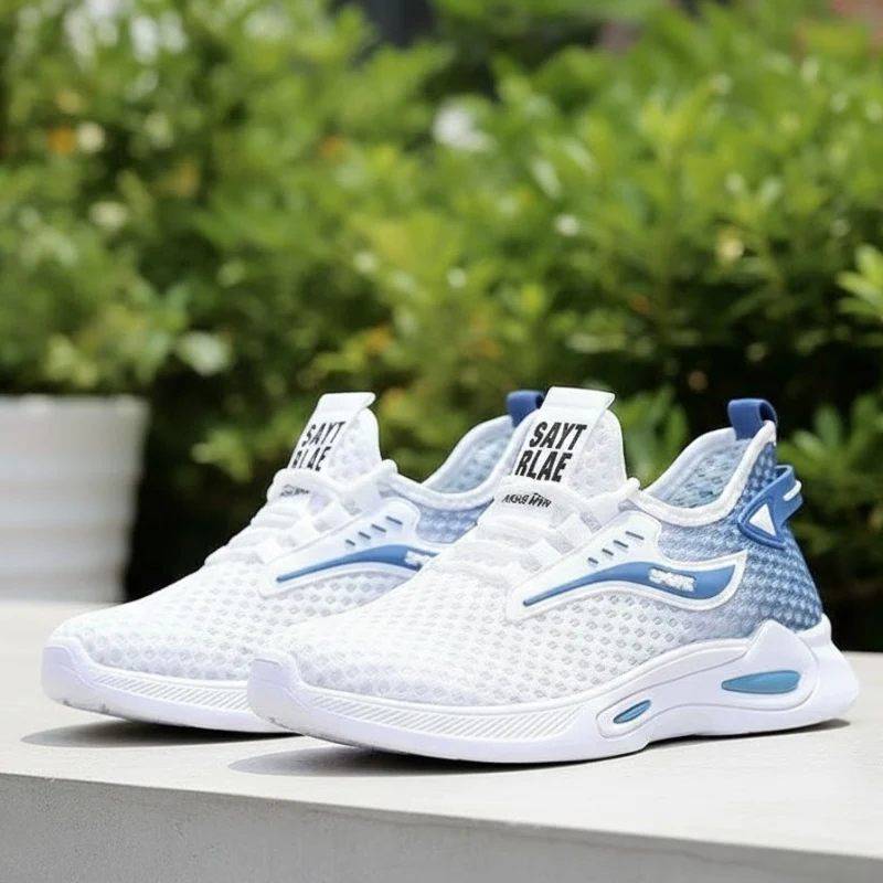 Men's Lightweight Open Mesh Runner Shoes - Image 3