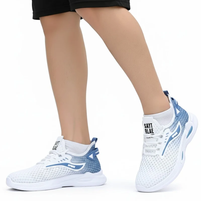 Men's Lightweight Open Mesh Runner Shoes - Image 4