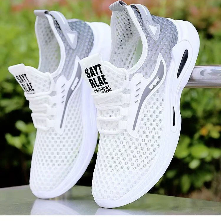 Men's Lightweight Open Mesh Runner Shoes - Image 6