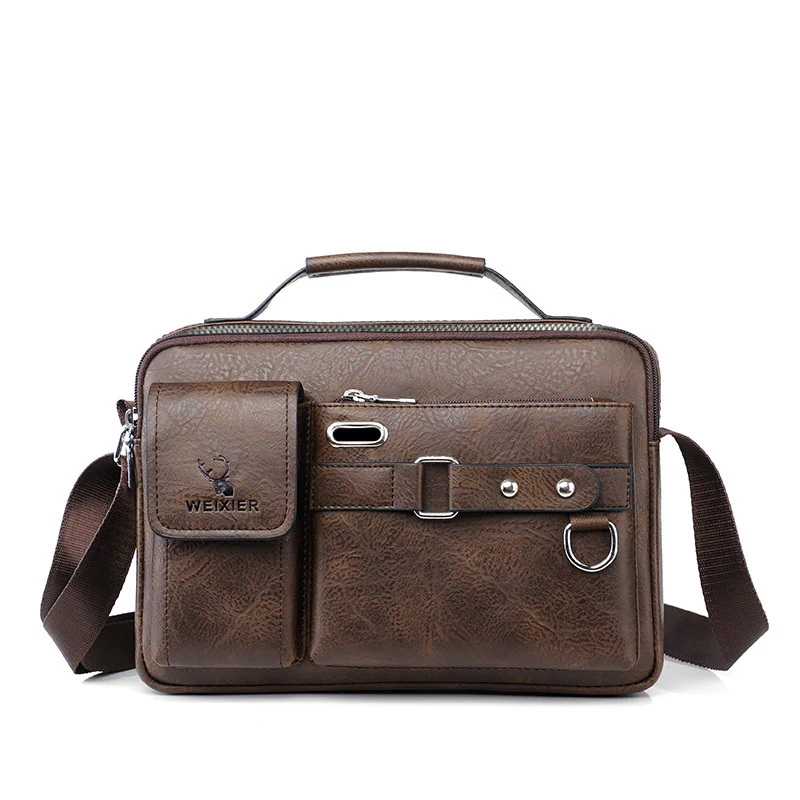 PU Leather Business Messenger Bag - Image 5