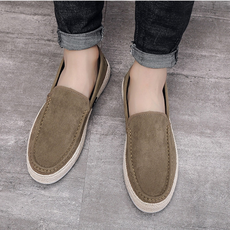 Men's Professional Braided-Sole Canvas Loafers - Image 4