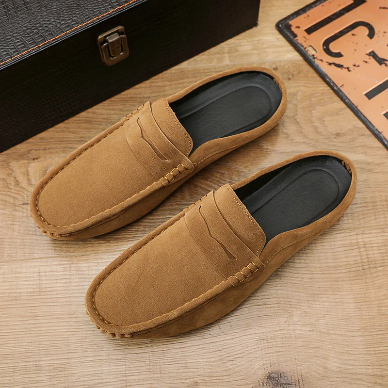 Men's Professional Corduroy Braided Slip-On Loafers - Image 7