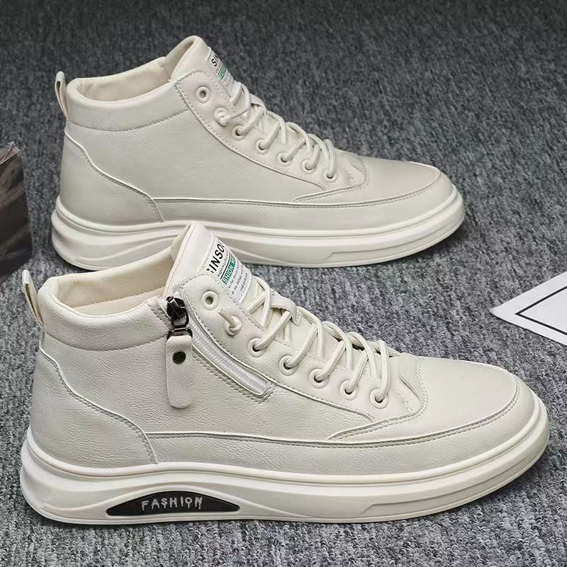 Men's Rugged Side-Zip Mid-Rise Streetwear Sneakers - Image 5