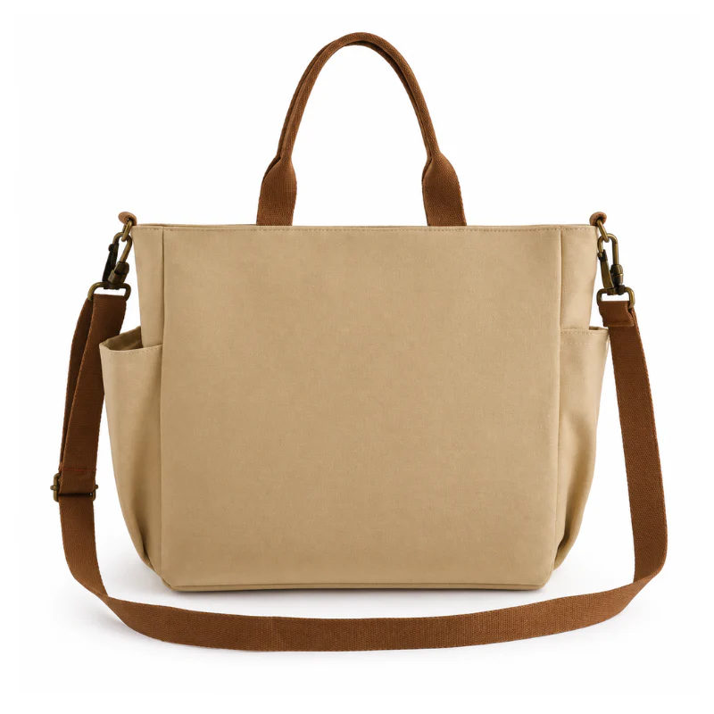 Mila Canvas Carryall Tote Bag - Image 2