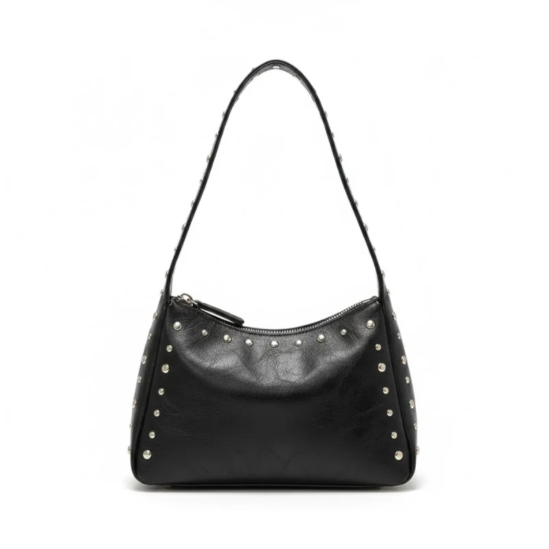 Minimalist Studded Shoulder Bag - Image 6