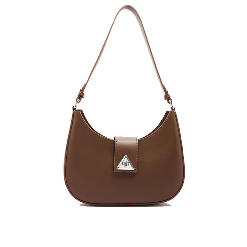 Modern Luxe Crescent Shoulder Bag