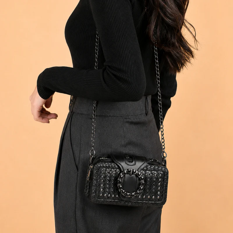 Monroe Quilted Crossbody Bag - Image 4