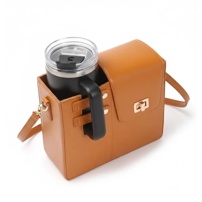 Multi Functional Tumbler Holder Shoulder Bag - Image 3
