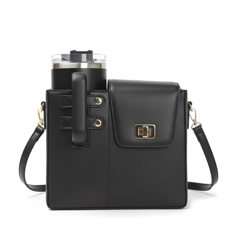 Multi Functional Tumbler Holder Shoulder Bag - Image 5