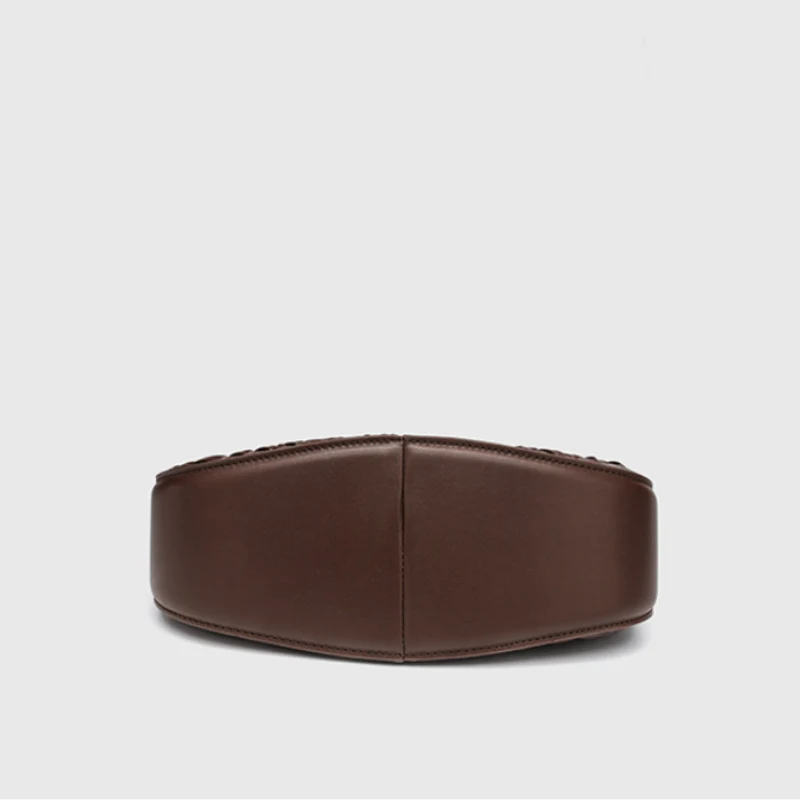 Nerina Woven Crescent Handbag - Image 3