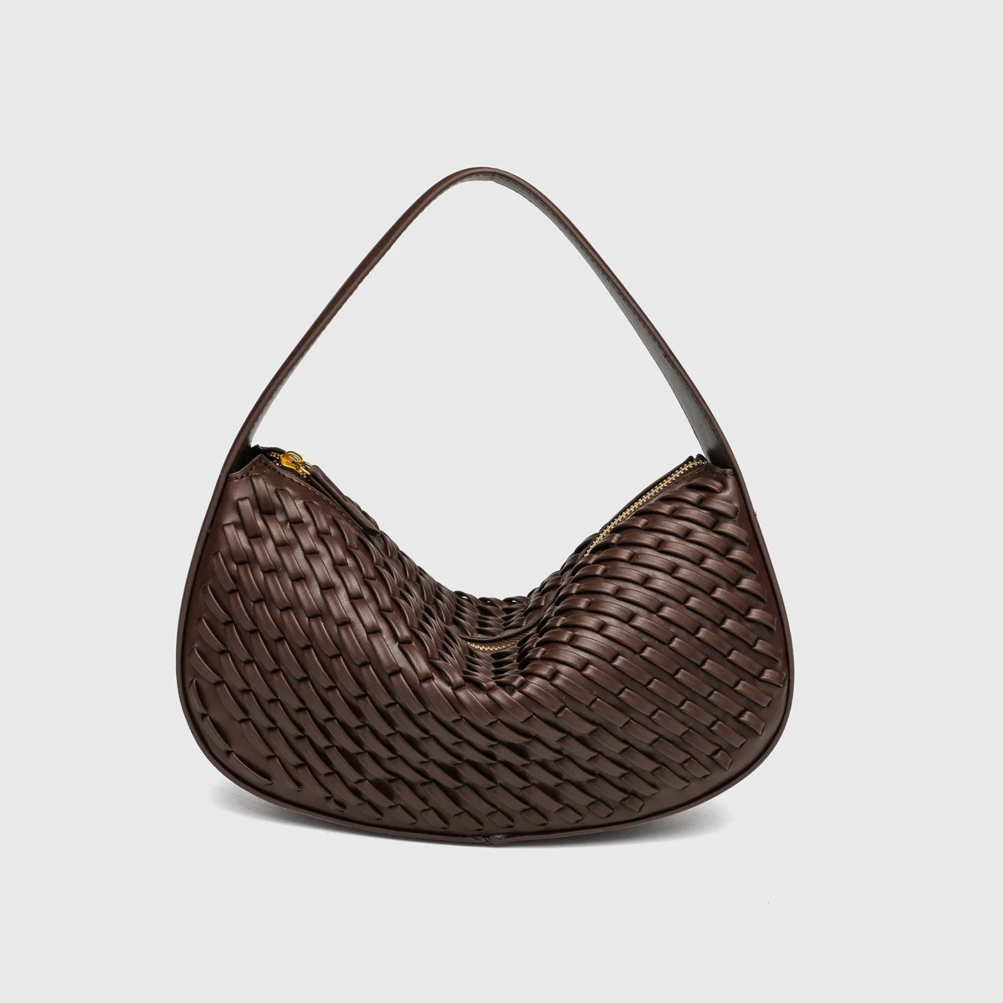 Nerina Woven Crescent Handbag - Image 5