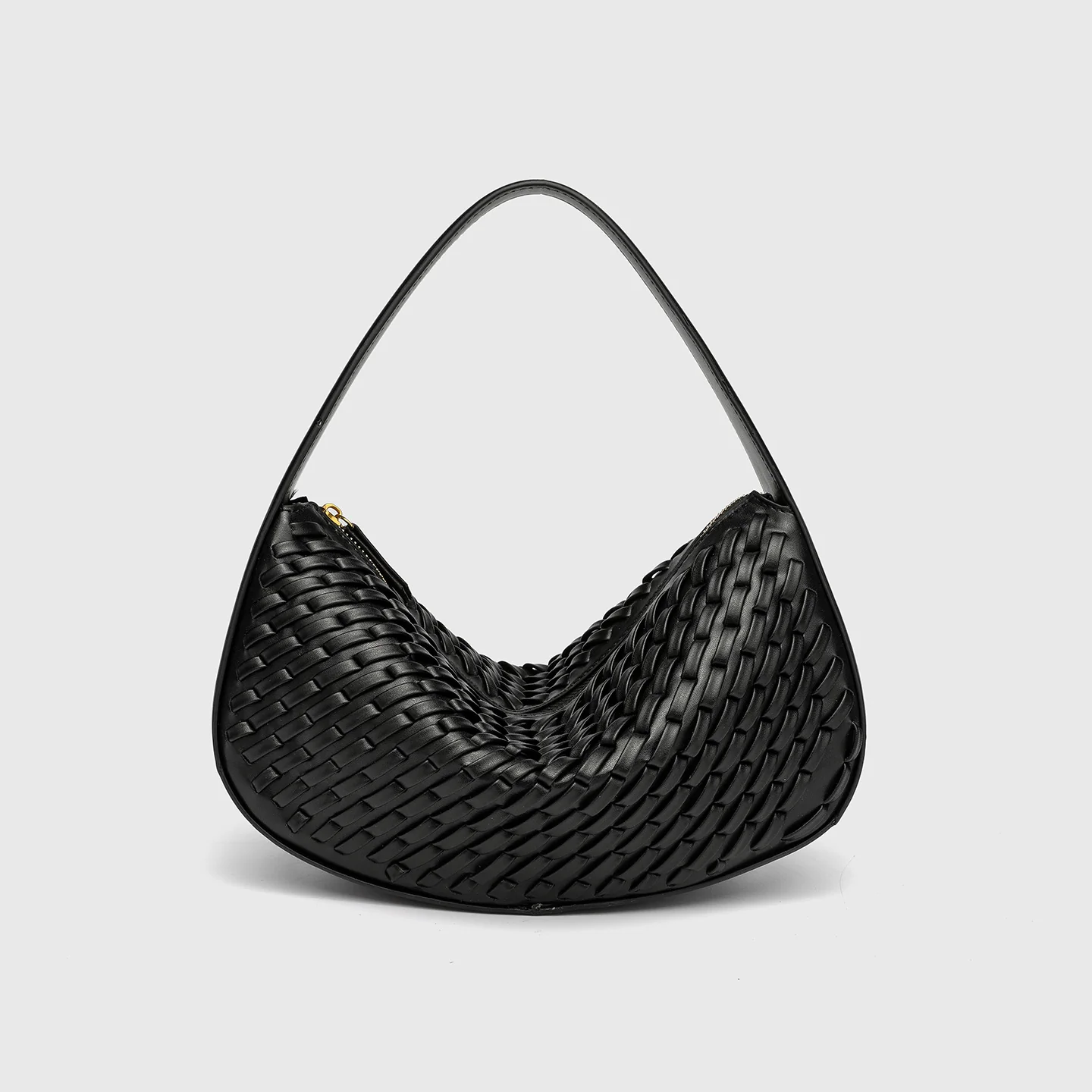 Nerina Woven Crescent Handbag - Image 8